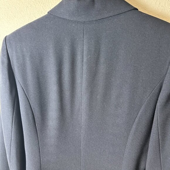 NORDSTROM Preview Collection Black Button Front Blazer Size 6 - Picture 7 of 9